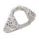 10 x 8 Victorian Style Semi Mount Ring - 14kt White Gold 10 x 8 Victorian Style Semi Mount Ring - 14kt White Gold
